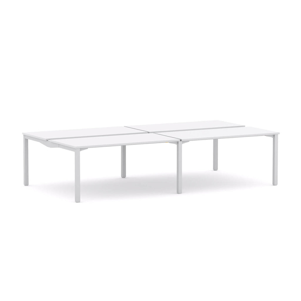 Axis Stretch 4-User Double-Sided Workstation - alternate view, size or finish; optional items may be shown