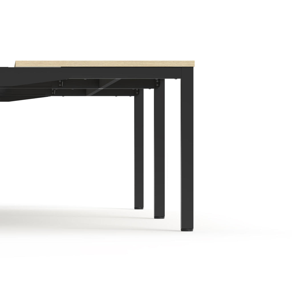 Axis Stretch 4-User Double-Sided Workstation - alternate view, size or finish; optional items may be shown