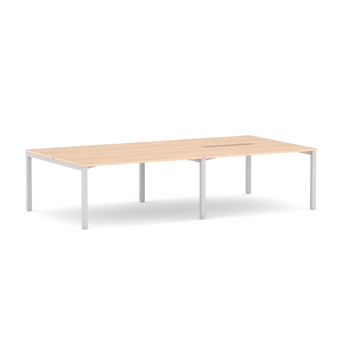 Axis 4-User Double-Sided Workstation - alternate view, size or finish; optional items may be shown