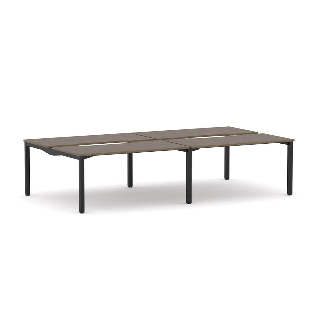 Axis Stretch 4-User Double-Sided Workstation - alternate view, size or finish; optional items may be shown