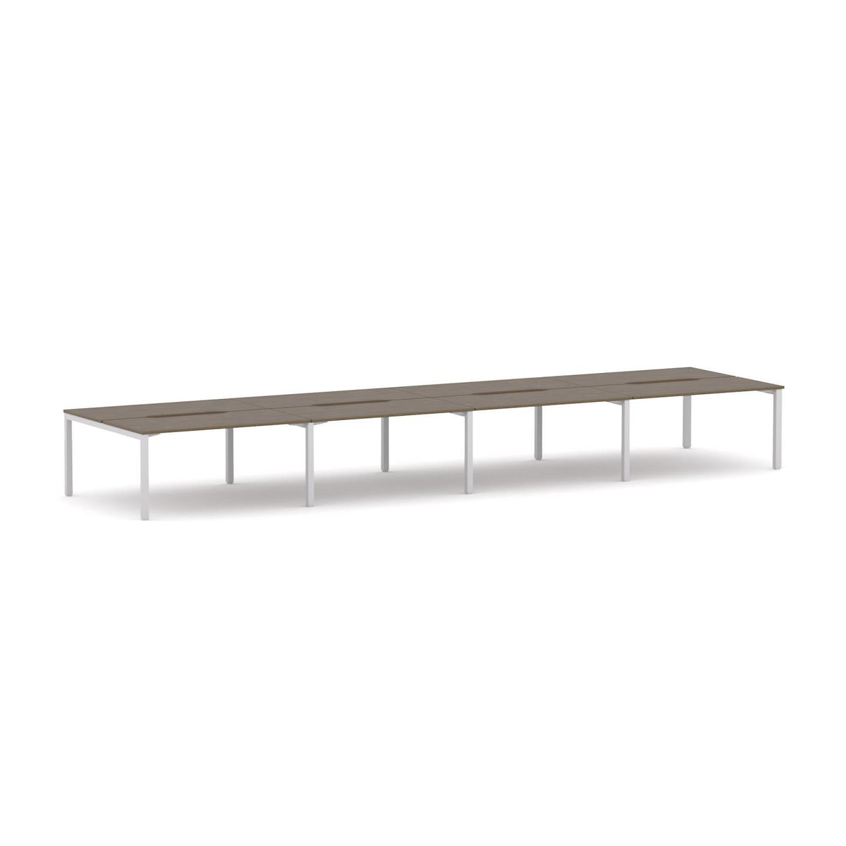 Axis 8-User Double-Sided Workstation - alternate view, size or finish; optional items may be shown