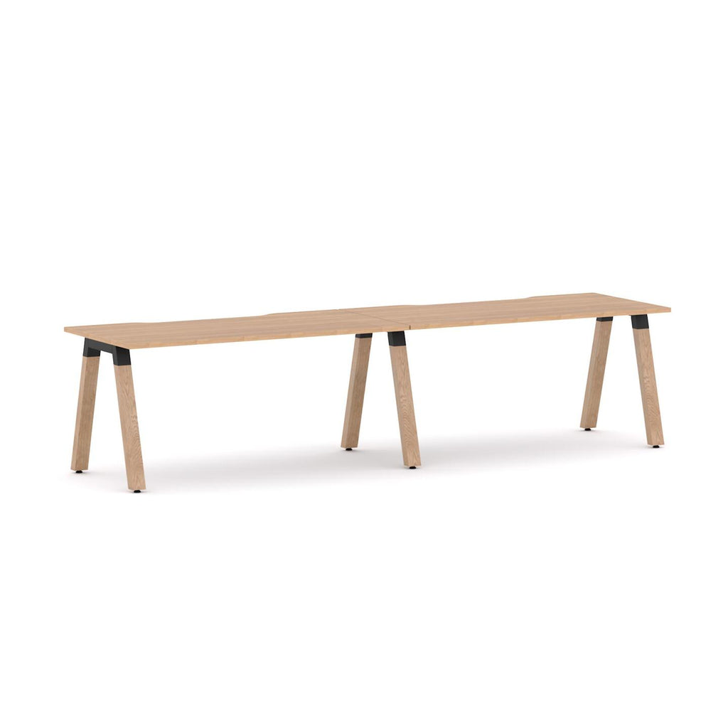 Plantation 2-User Single-Sided Workstation - alternate view, size or finish; optional items may be shown