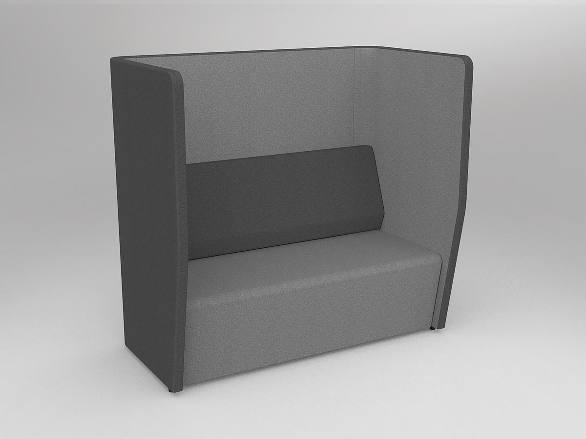 Motion Cape 2 Person Charcoal/Stone - alternate view or finish; optional furnishings may be shown