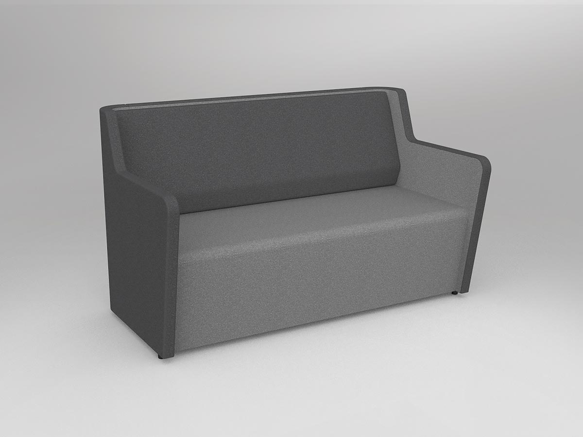 Motion Fin 2 Charcoal/Stone - alternate view or finish; optional furnishings may be shown