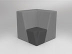 Motion Grandstand 90° 2 Tier - alternate view or finish; optional furnishings may be shown