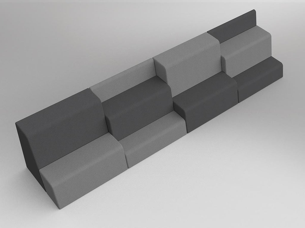 Motion Grandstand Configuration 1 - alternate view or finish; optional furnishings may be shown