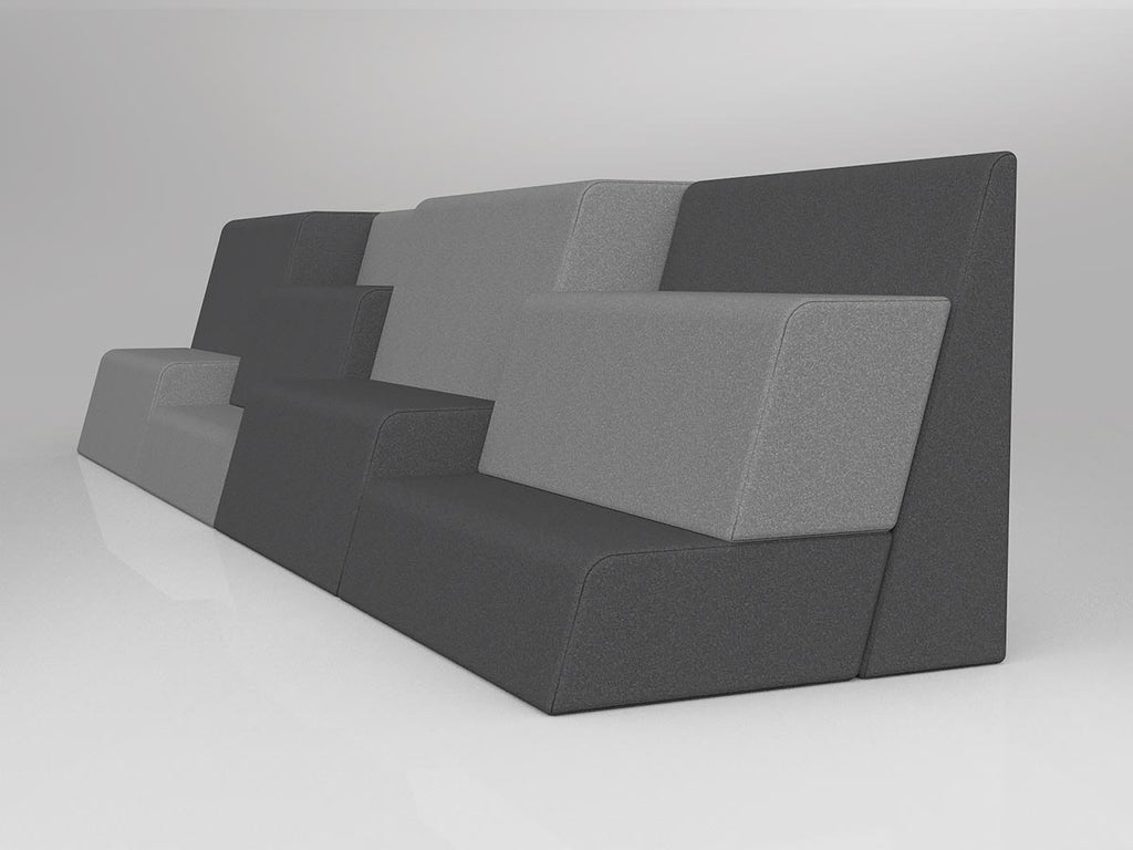 Motion Grandstand Configuration 1 - alternate view or finish; optional furnishings may be shown