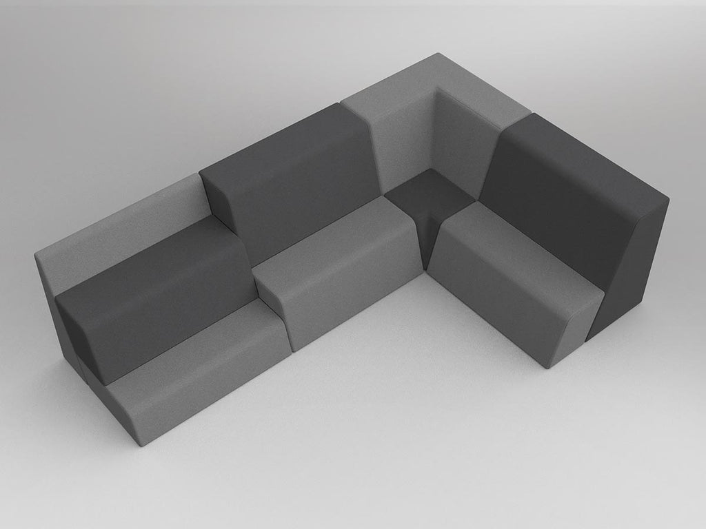 Motion Grandstand Configuration 2 - alternate view or finish; optional furnishings may be shown