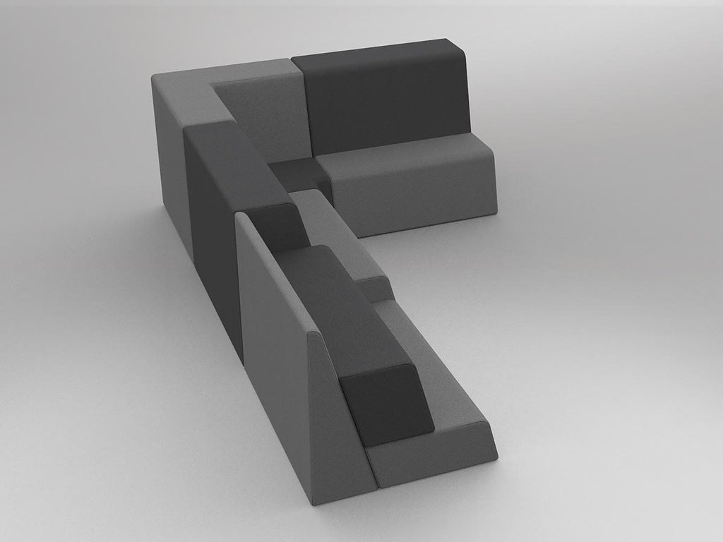 Motion Grandstand Configuration 2 - alternate view or finish; optional furnishings may be shown