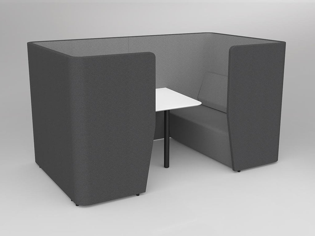 Motion Cape 4-Person Meeting - alternate view or finish; optional furnishings may be shown