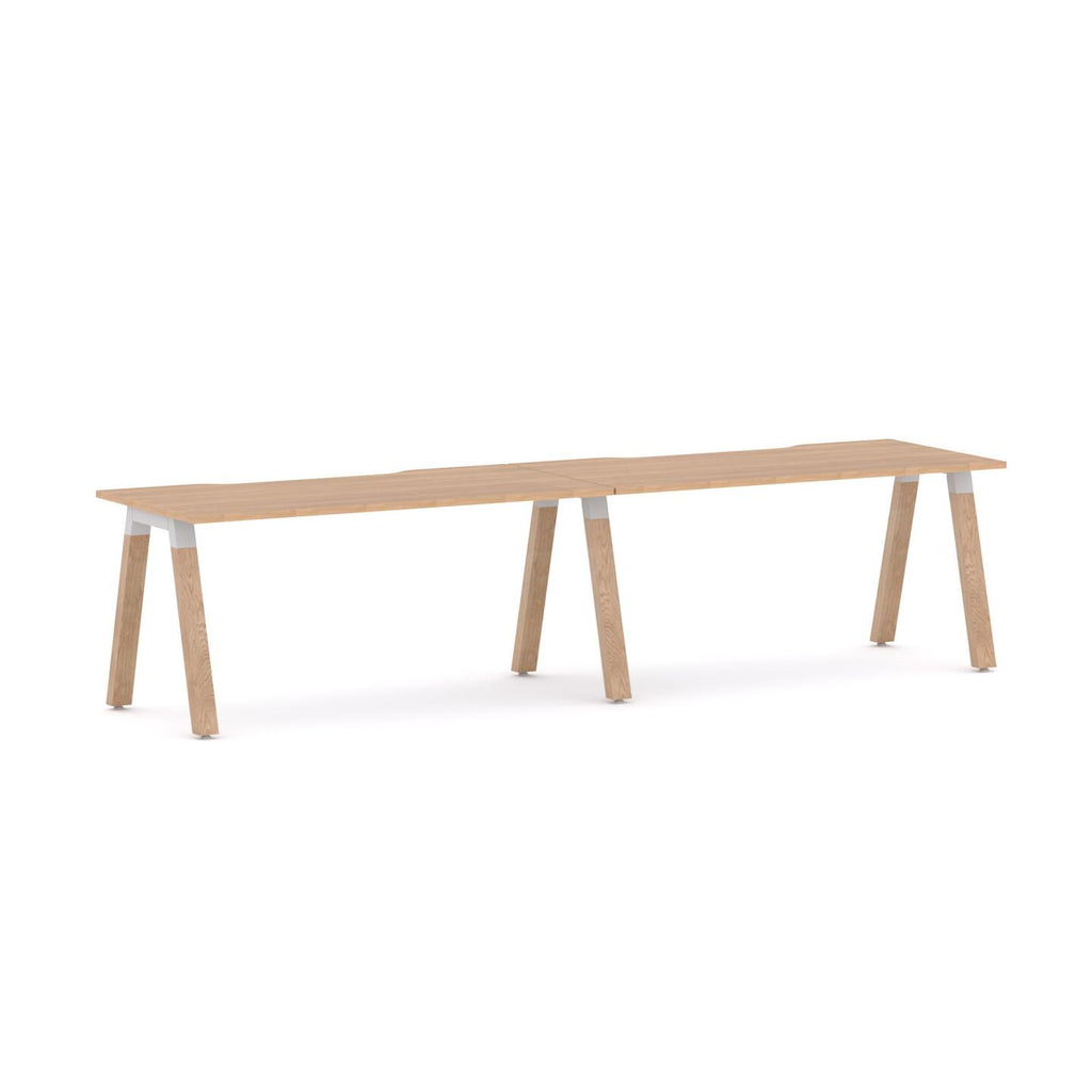 Plantation 2-User Single-Sided Workstation - alternate view, size or finish; optional items may be shown