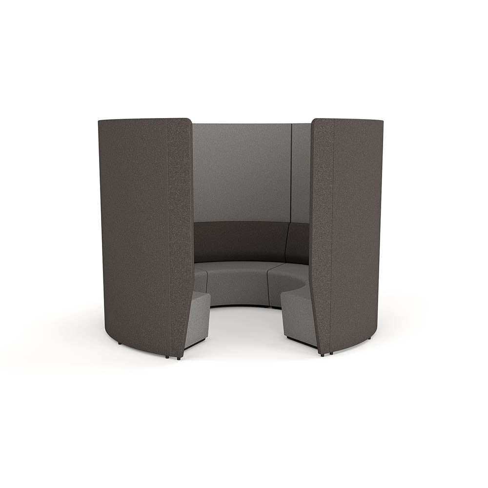 Motion Arc 5 with Outer Wall - alternate view or finish; optional furnishings may be shown