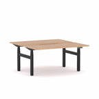 Klass 3C/2M Electric 2-User Double-Sided Workstation - alternate view, size or finish; optional items may be shown