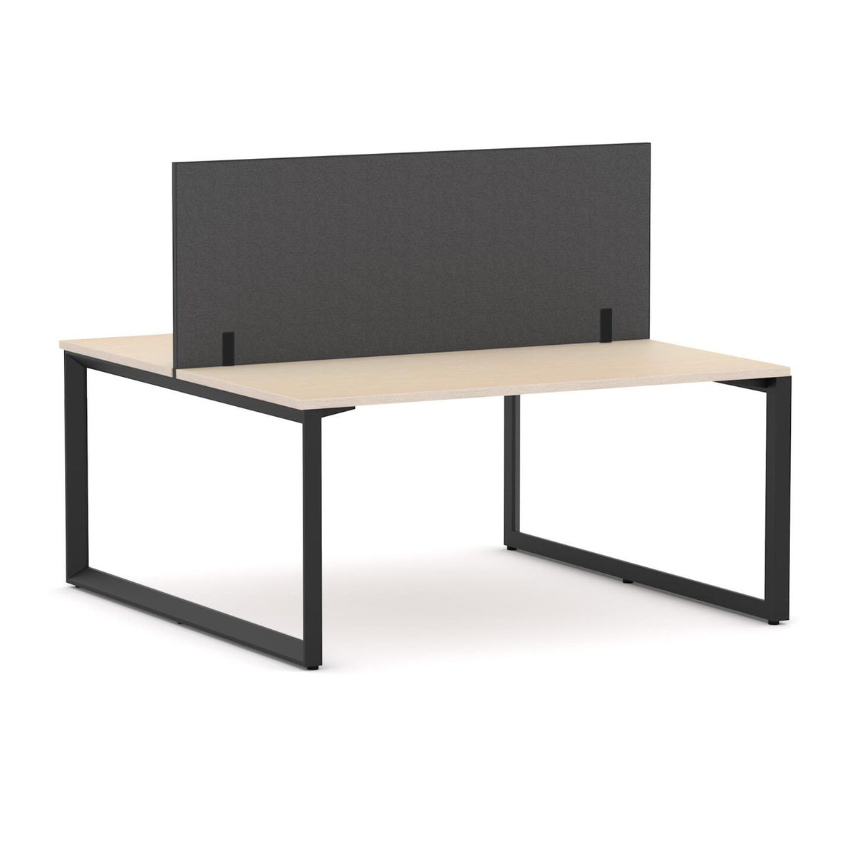 Anvil 2-User Double-Sided Workstation with Edge25 Screen - alternate view, size or finish; optional items may be shown