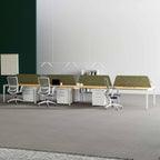 Axis Stretch 8-User Double-Sided Workstation - alternate view, size or finish; optional items may be shown