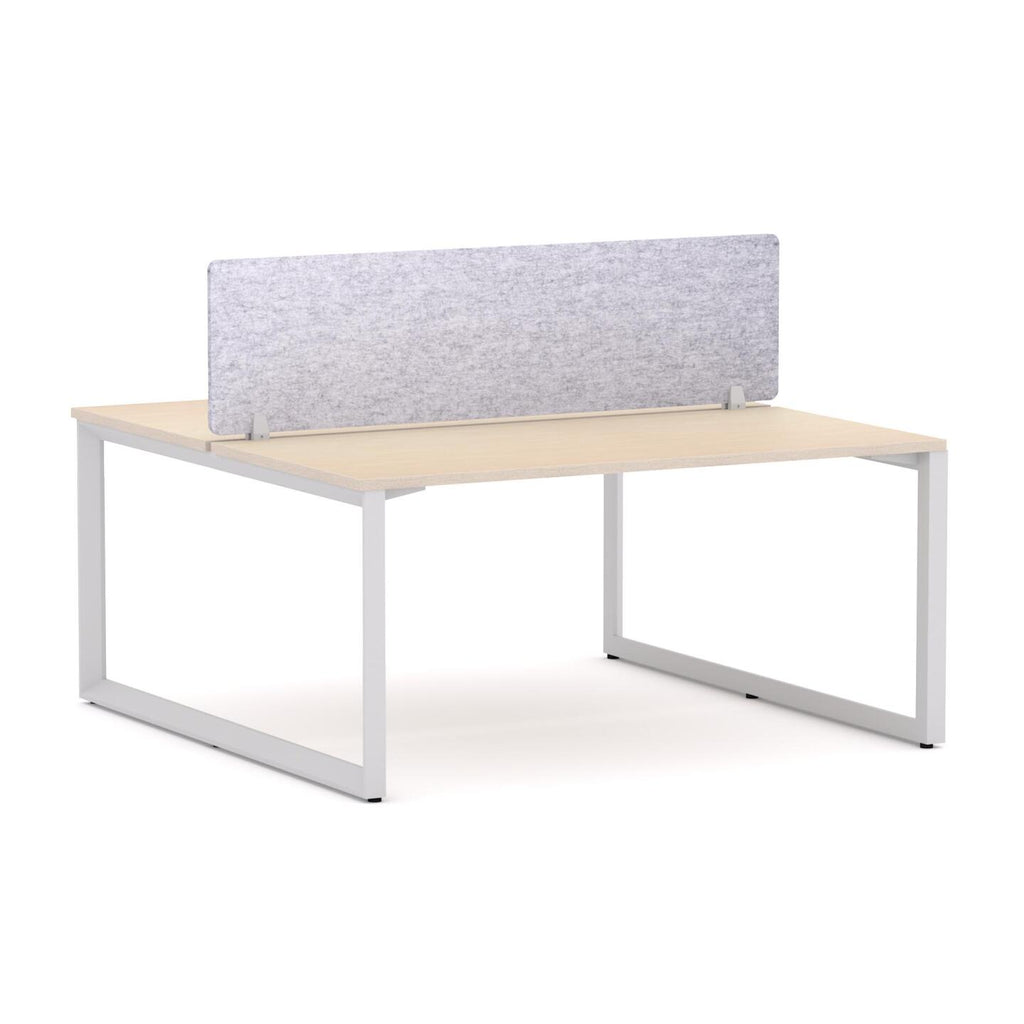 Anvil 2-User Double-Sided Workstation with AcoustiQ Screen - alternate view, size or finish; optional items may be shown
