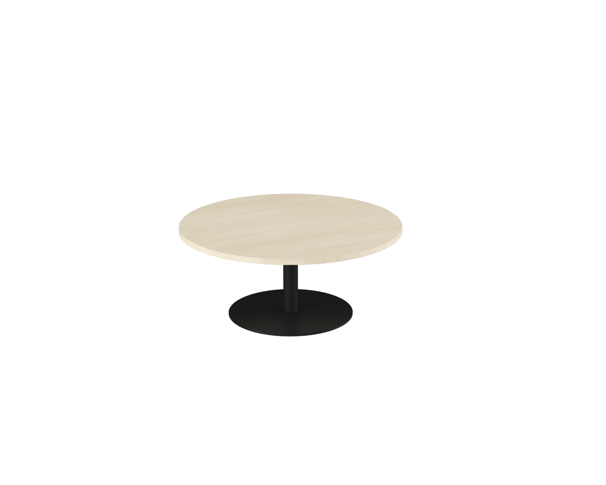 Disc Coffee Table — Black, Nordic Maple