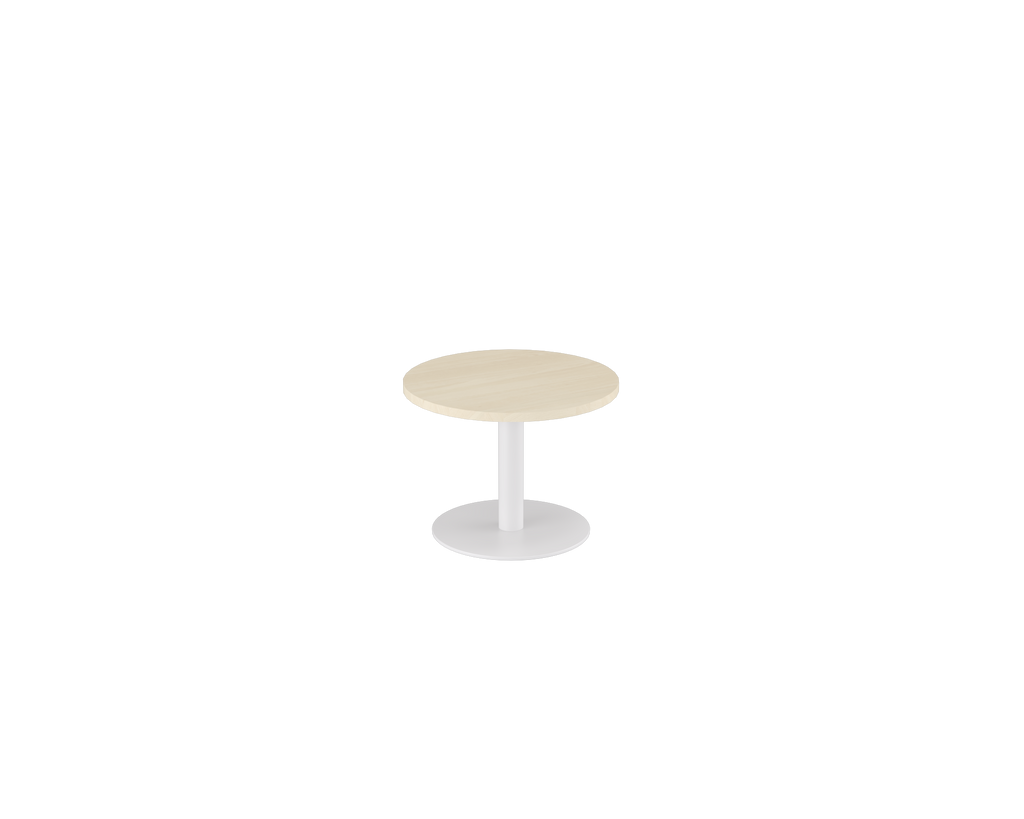 Disc Coffee Table — White, Nordic Maple