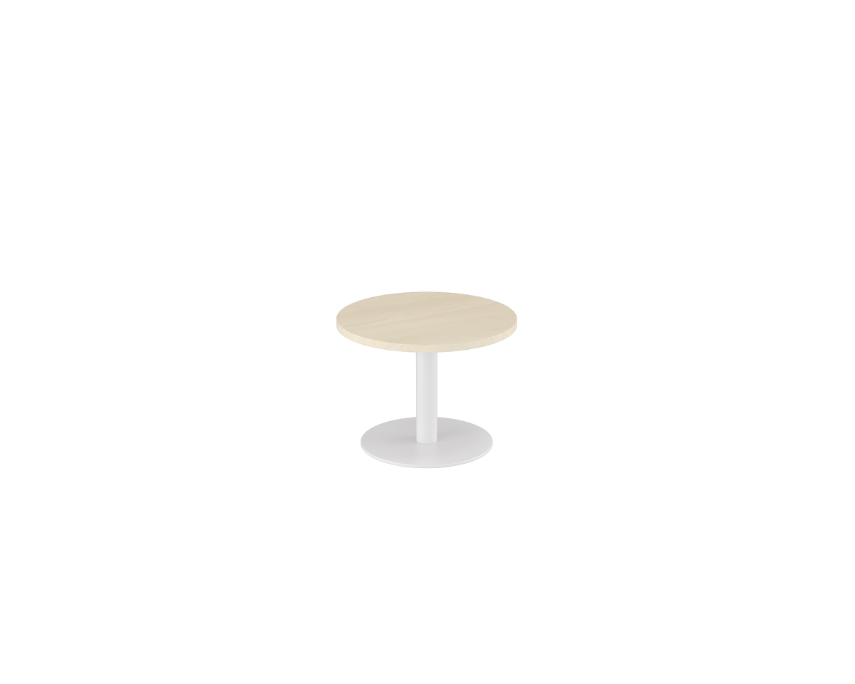Disc Coffee Table — White, Nordic Maple
