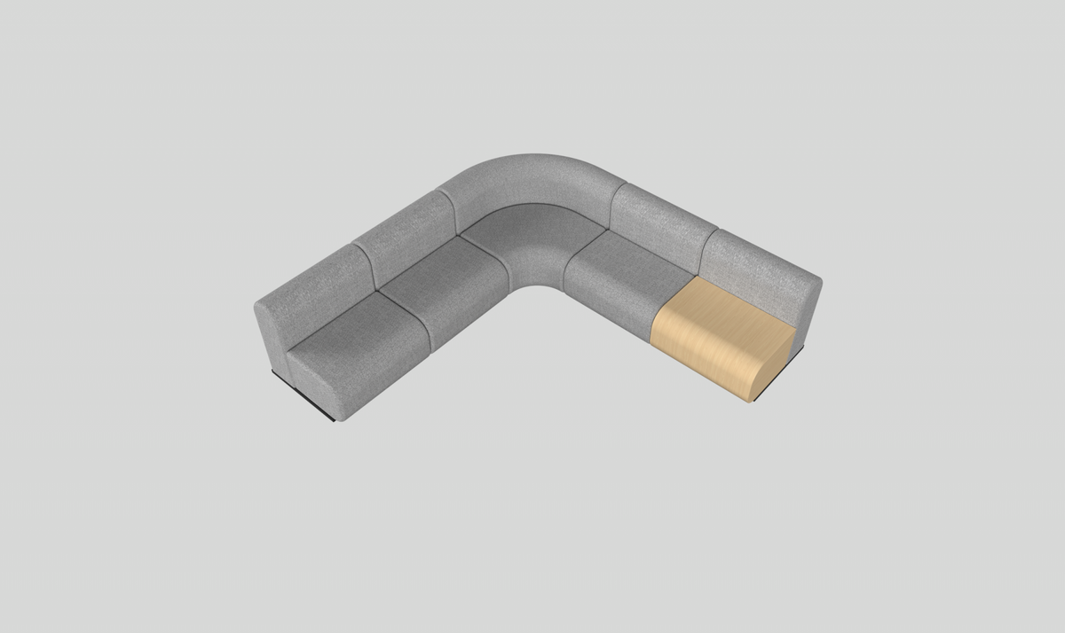 Grove Sofa Configuration 10 - alternate view, size or finish; optional items may be shown
