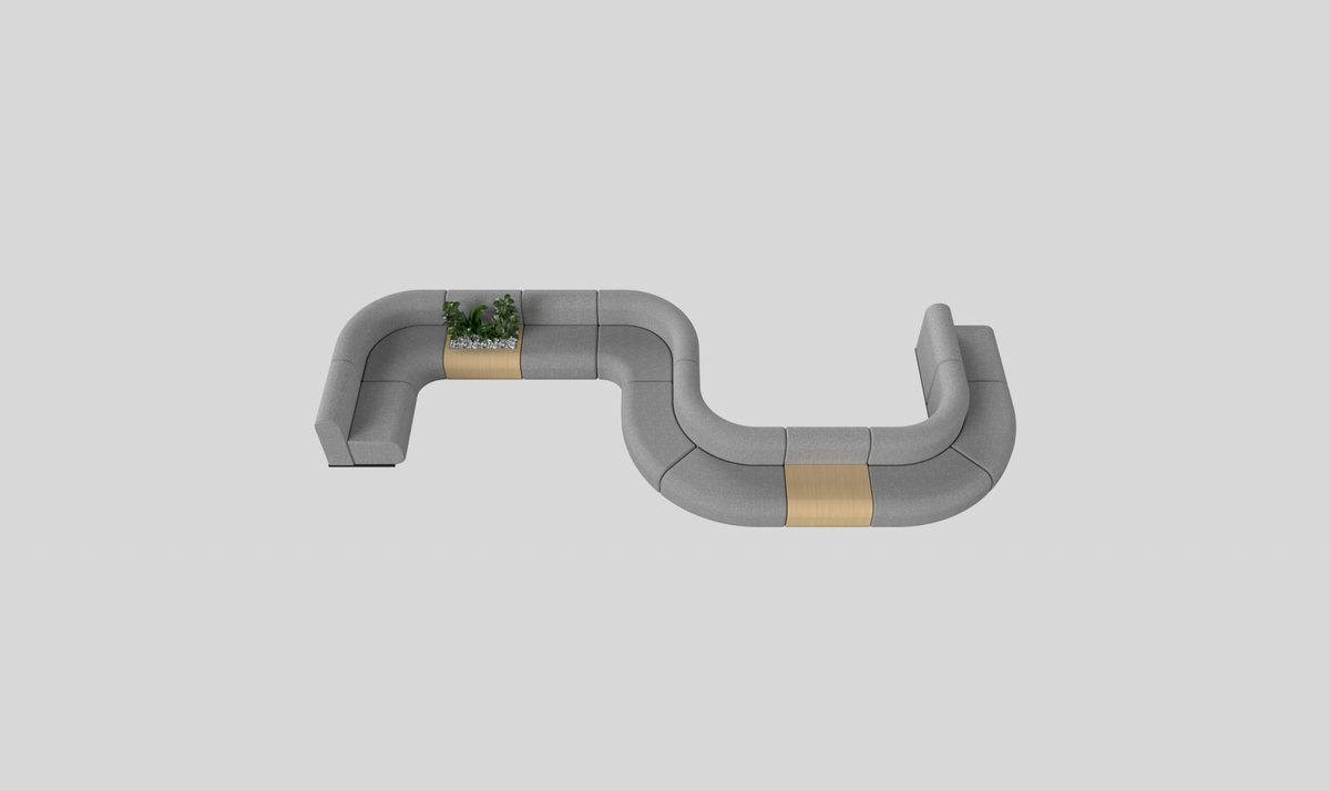 Grove Sofa Configuration 14 - alternate view, size or finish; optional items may be shown