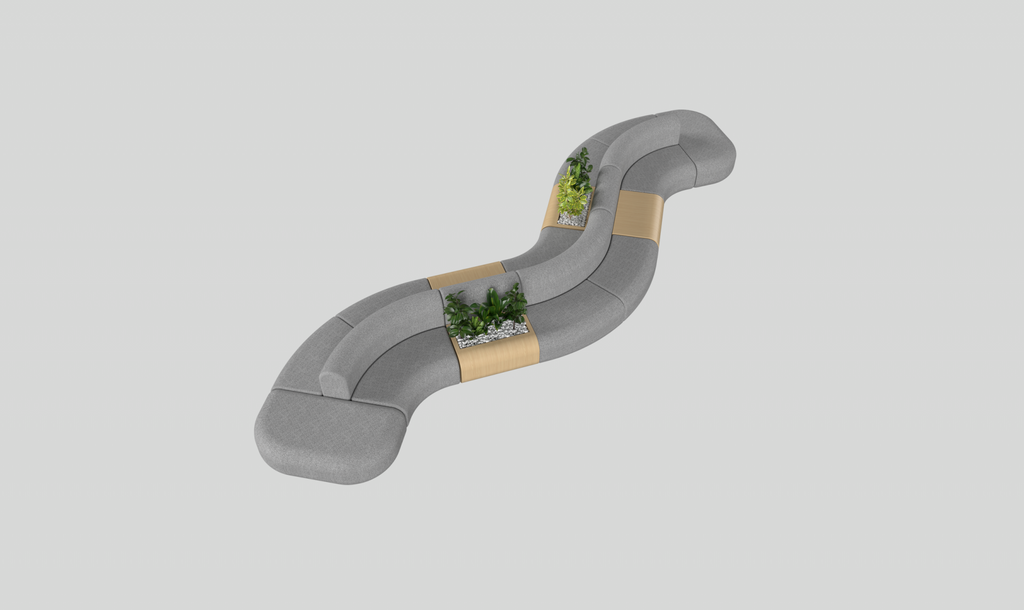 Grove Sofa Configuration 4 - alternate view, size or finish; optional items may be shown