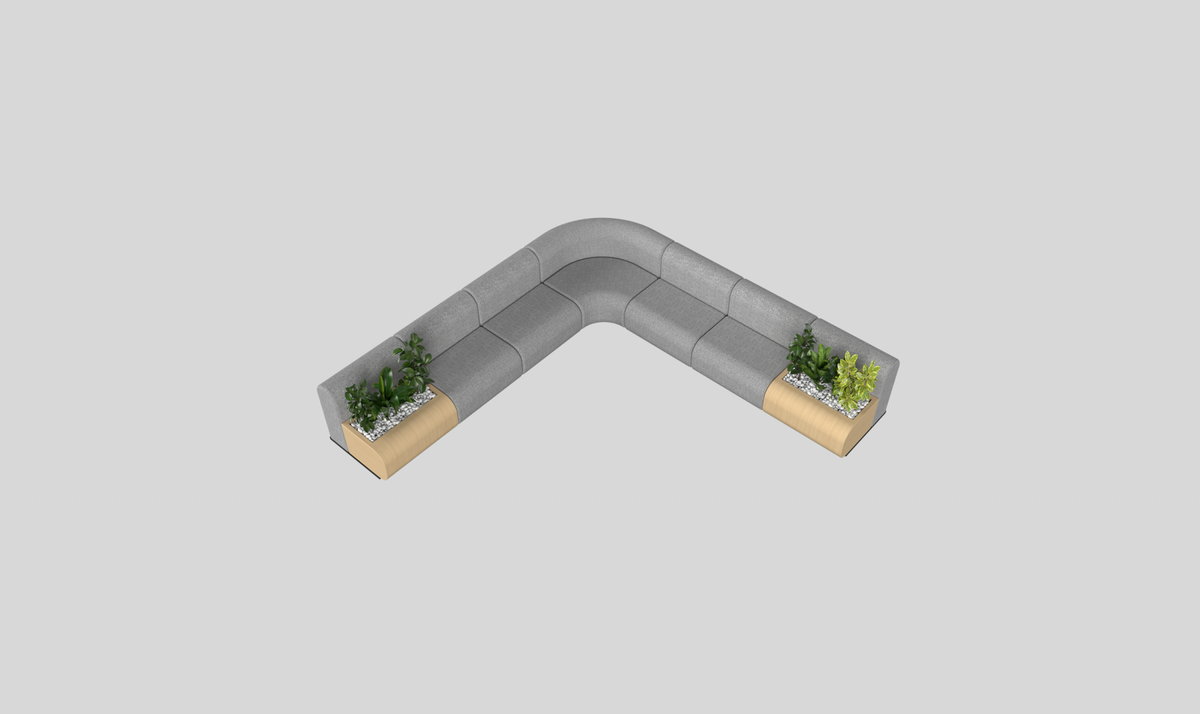 Grove Sofa Configuration 9 - alternate view, size or finish; optional items may be shown