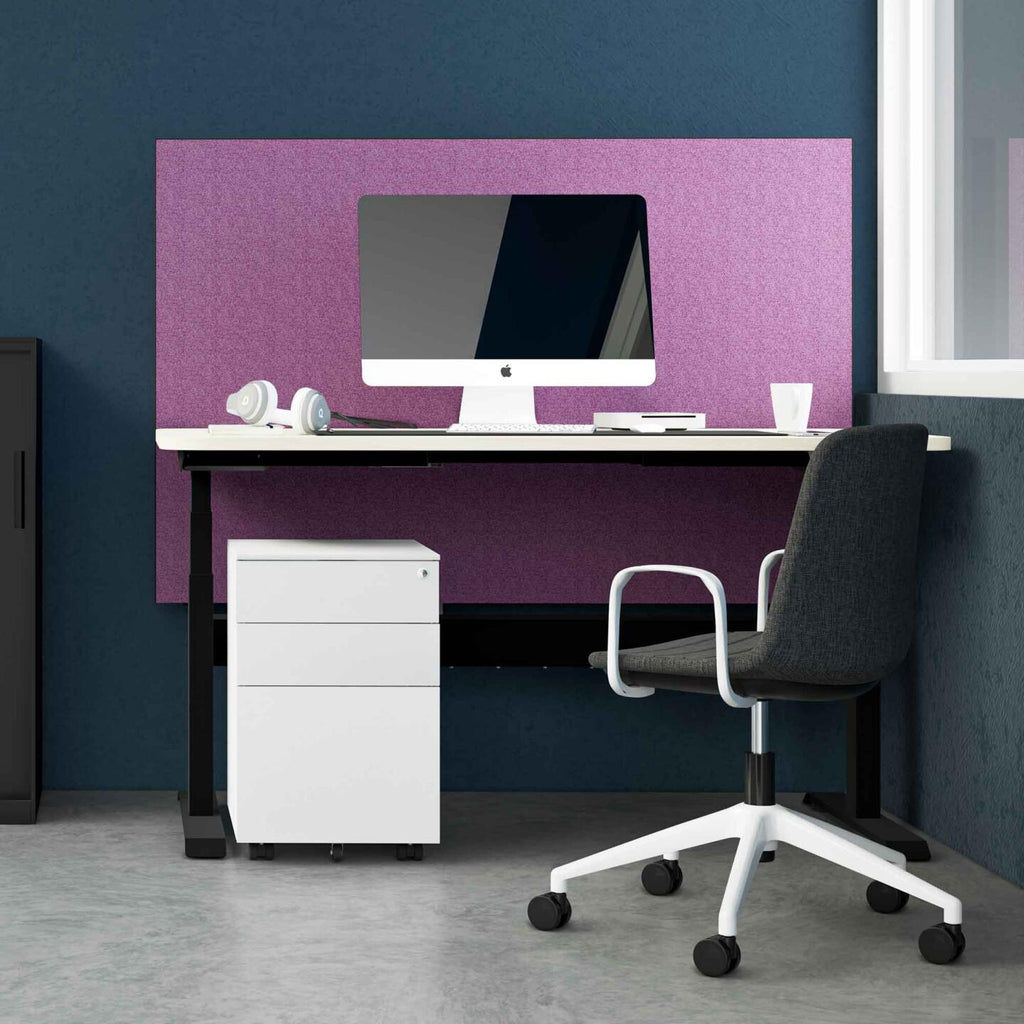 Klass 3C/2M Electric Single Workstation with Edge25 Screen - alternate view, size or finish; optional items may be shown