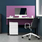 Klass 3C/2M Electric Single Workstation with Edge25 Screen - alternate view, size or finish; optional items may be shown
