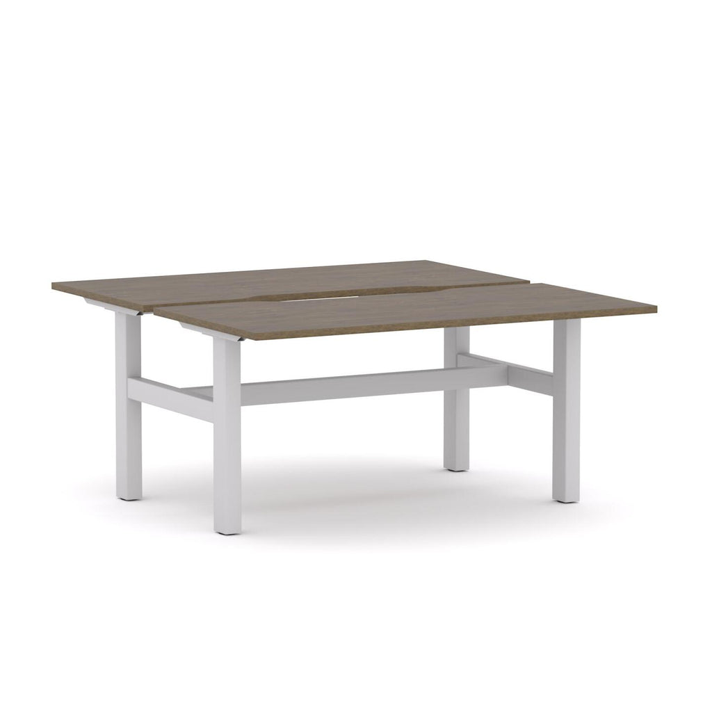 Agile Fixed Rectangle 2-Person DSD Workstation - alternate view, size or finish; optional items may be shown