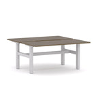 Agile Fixed Rectangle 2-Person DSD Workstation - alternate view, size or finish; optional items may be shown