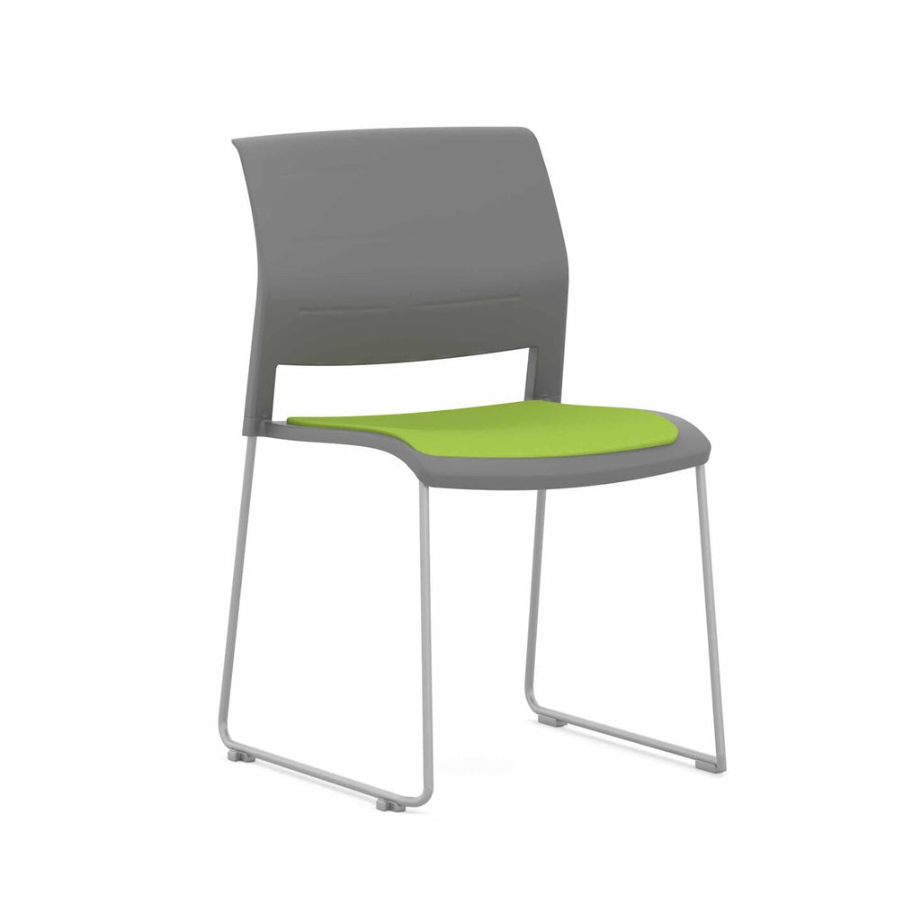 Game Chair Sled – Fully Upholstered - alternate view, size or finish; optional items may be shown