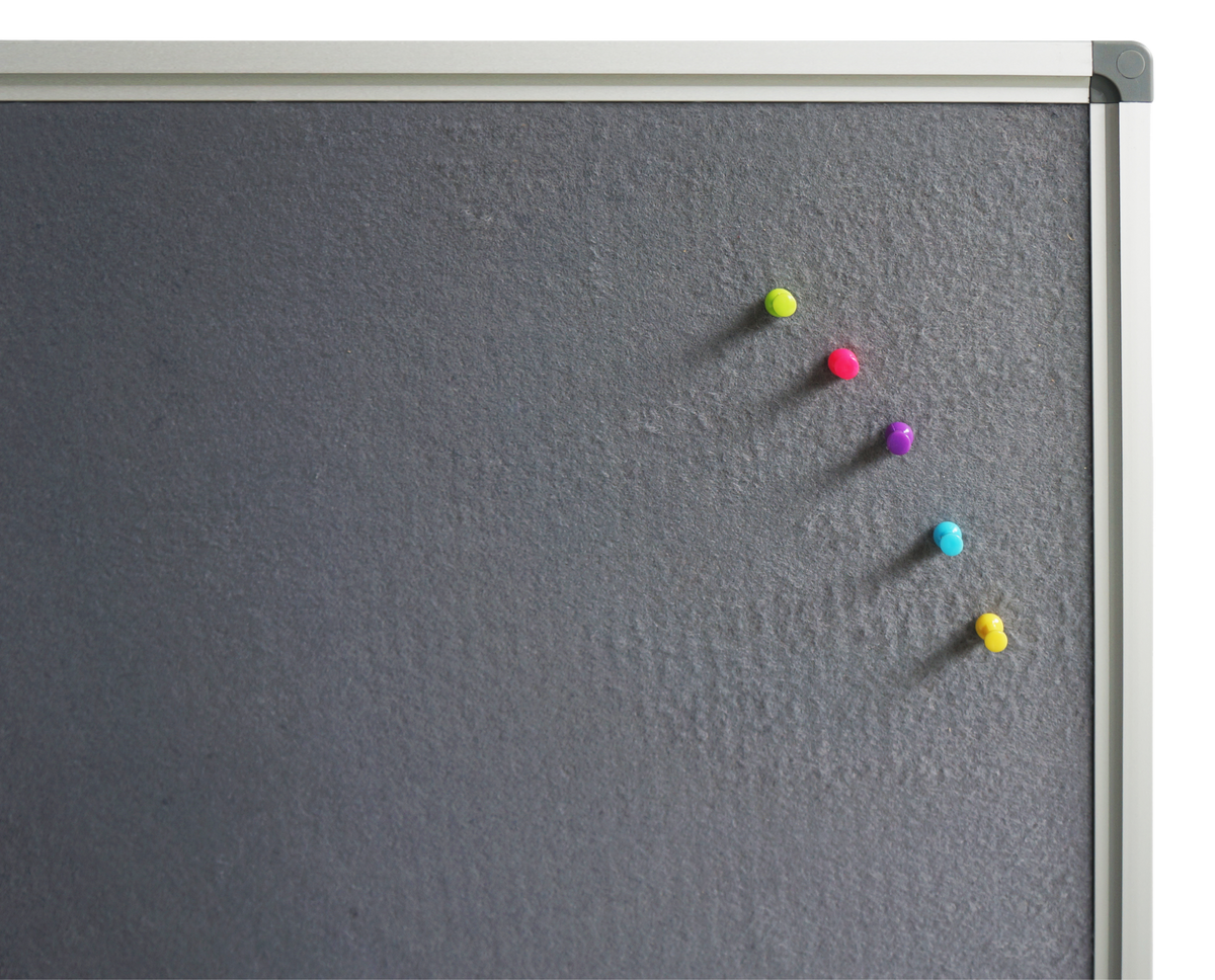 Wall Mounted Fabric Pinboard