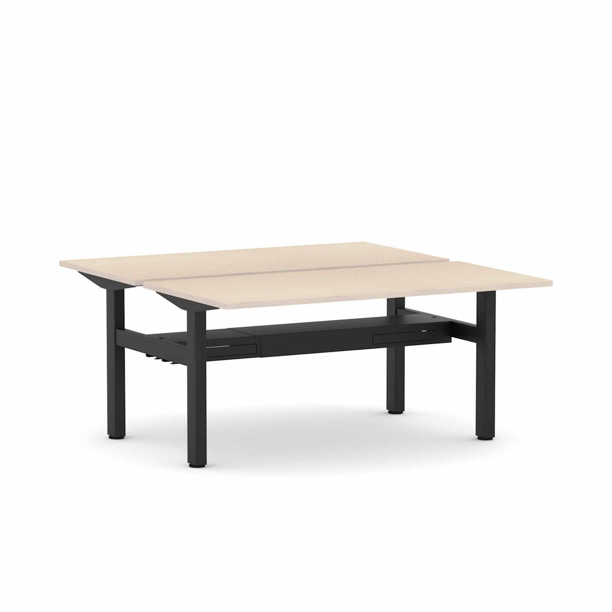 Klass Fixed 2-User Double-Sided Workstation - alternate view, size or finish; optional items may be shown