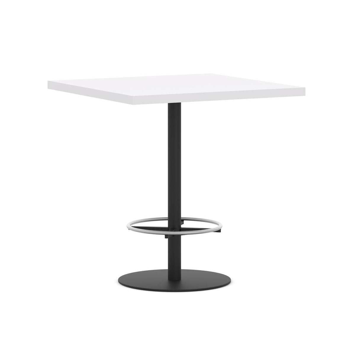 Disc Bar Leaner — Black, Studio White