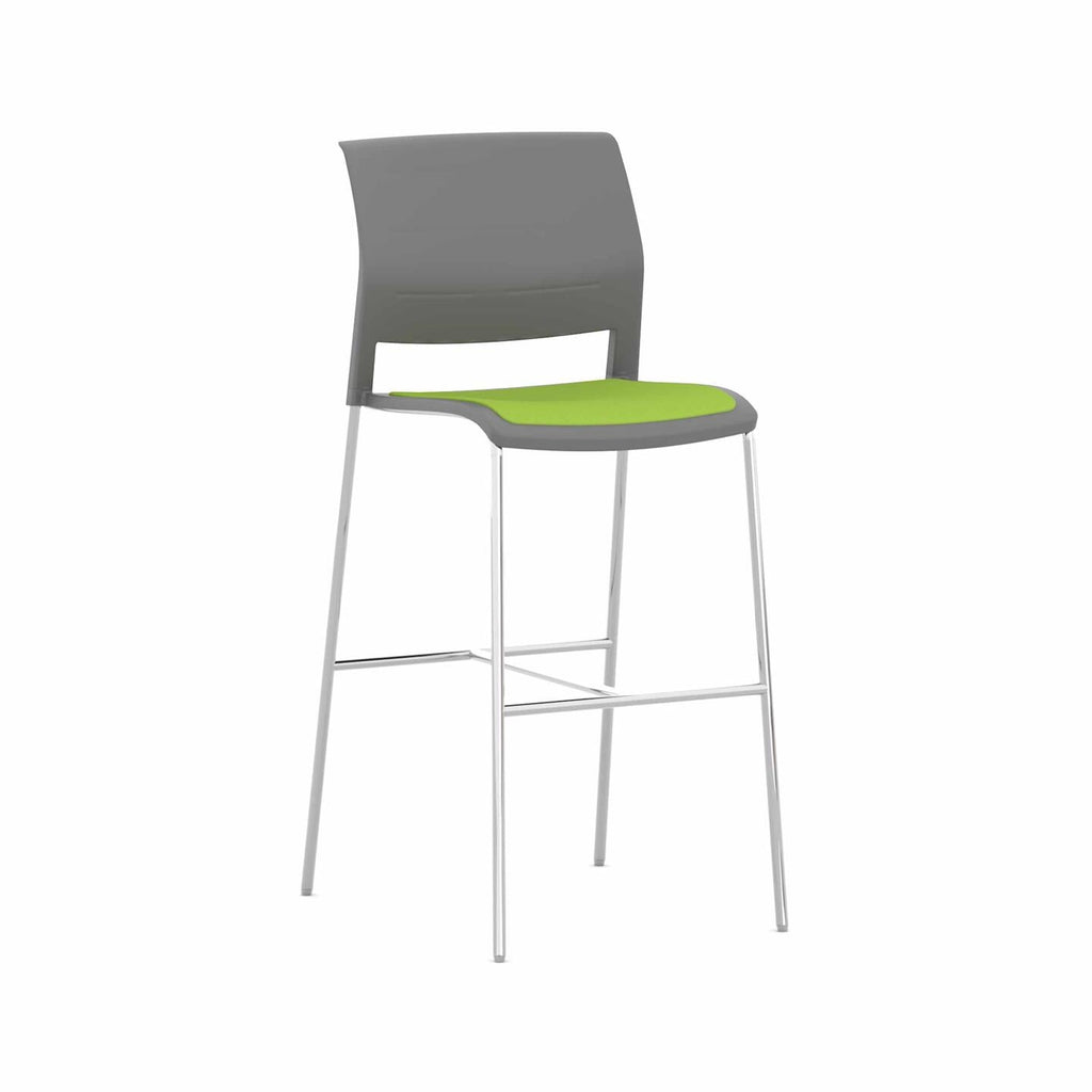 Game Chair Barstool with Seat Pad - alternate view, size or finish; optional items may be shown