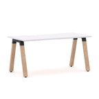 Plantation Single Workstation — Black, Studio White