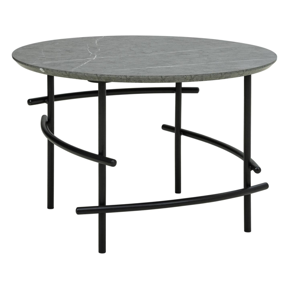 Arcos Coffee Table — Black, Grey Marble