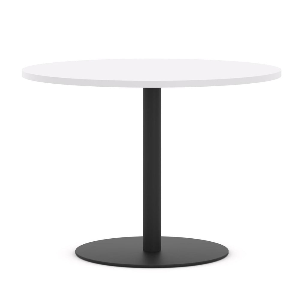 Disc Meeting Table — Black, Studio White