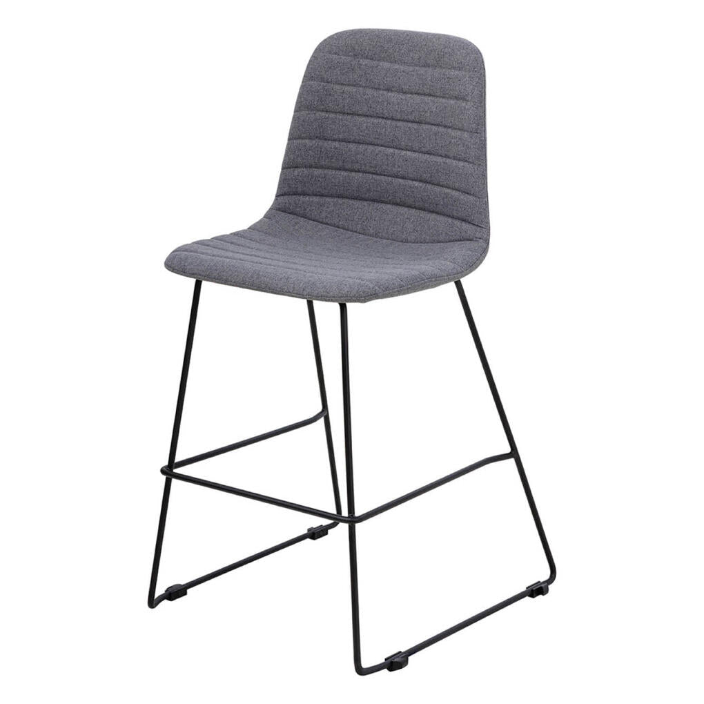 Sofia Kitchen Stool — Black, Sunday, Pewter #035