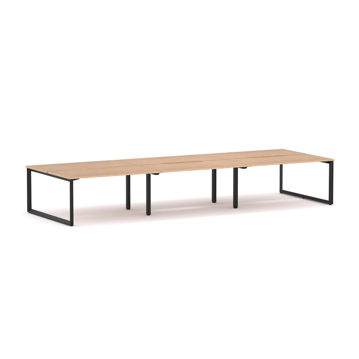Anvil 6-User Double-Sided Workstation - alternate view, size or finish; optional items may be shown