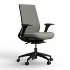 Laine Task Chair — Black, Grey, Adjustable Arms