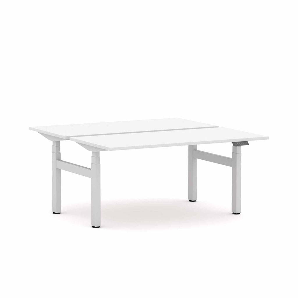 Klass 3C/2M Electric 2-User Double-Sided Workstation - alternate view, size or finish; optional items may be shown