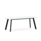 Flare Oval Table 4-Leg — Black, White