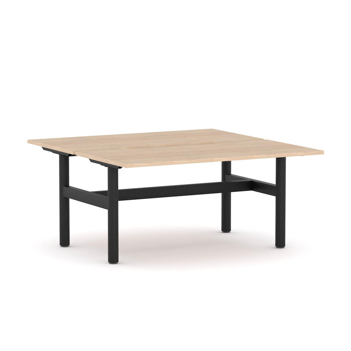 Agile Fixed Round 2-Person DSD Workstation - alternate view, size or finish; optional items may be shown