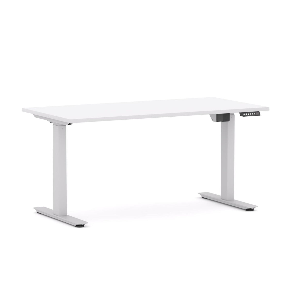 Agile 2C/1M Electric Straight Workstation - alternate view, size or finish; optional items may be shown