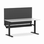 Klass Fixed Single Workstation with Edge25 Screen - alternate view, size or finish; optional items may be shown