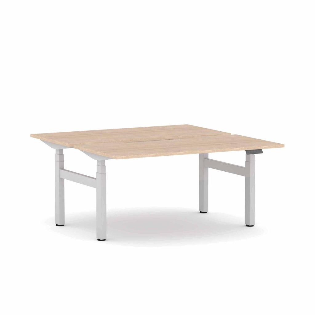 Klass 3C/2M Electric 2-User Double-Sided Workstation - alternate view, size or finish; optional items may be shown