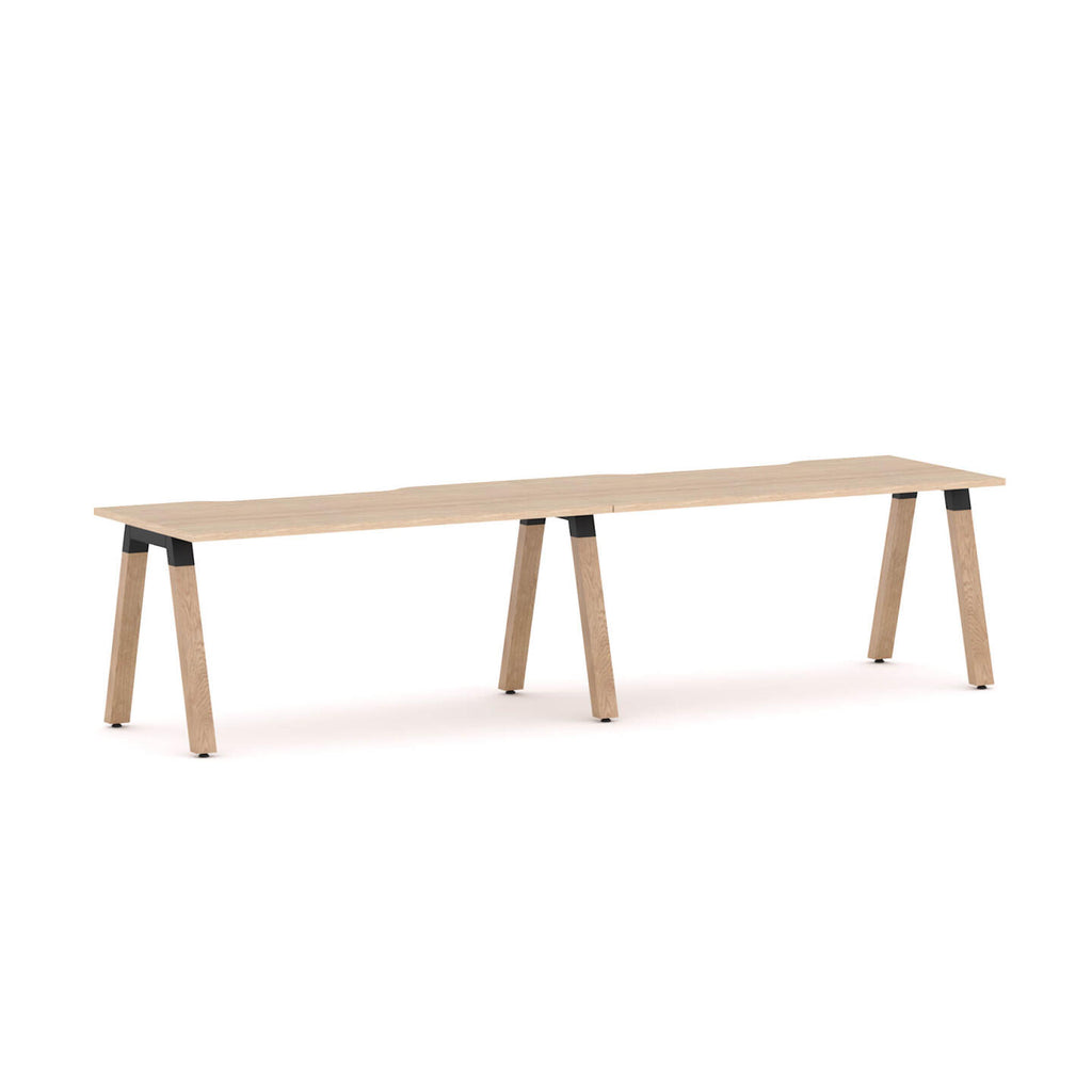 Plantation 2-User Single-Sided Workstation - alternate view, size or finish; optional items may be shown