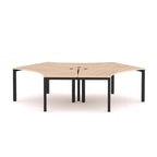 Axis 3-User 120° Workstation - alternate view, size or finish; optional items may be shown